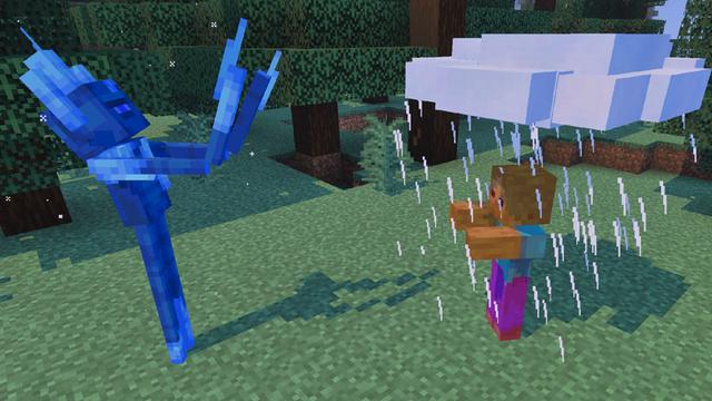 Screenshot of the Minecraft Bedrock Marketplace product Enderman Morph Add-On created by Logdotzip.
