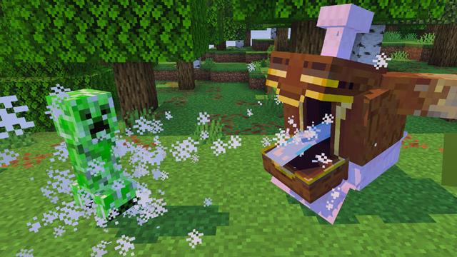 Screenshot of the Minecraft Bedrock Marketplace product Enderman Morph Add-On created by Logdotzip.