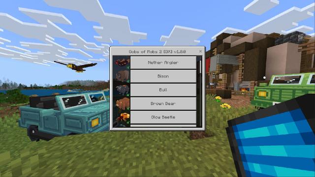 Screenshot of the Minecraft Bedrock Marketplace product Gobs of Mobs 2 created by Logdotzip.