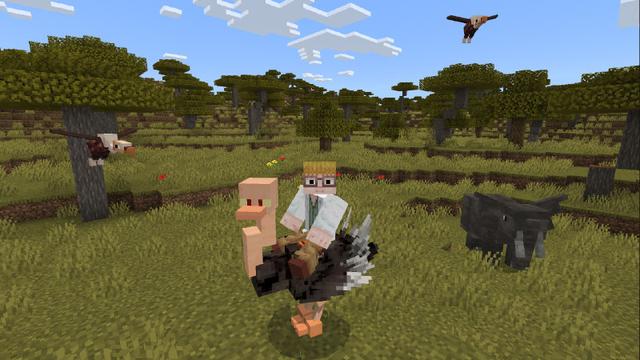 Screenshot of the Minecraft Bedrock Marketplace product Gobs of Mobs 2 created by Logdotzip.