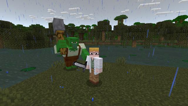 Screenshot of the Minecraft Bedrock Marketplace product Gobs of Mobs 2 created by Logdotzip.