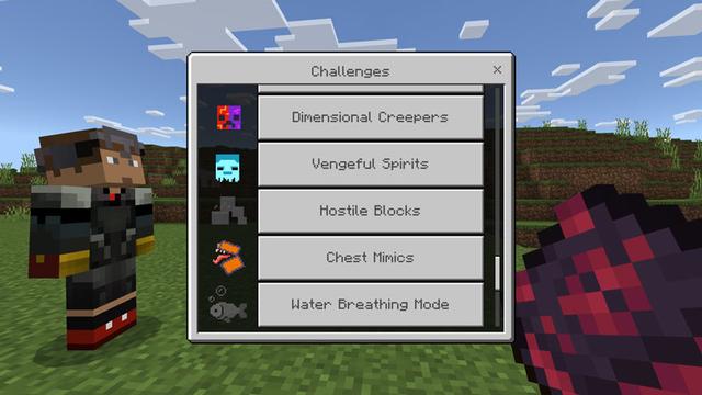 Screenshot of the Minecraft Bedrock Marketplace product Hardcore MAX created by Logdotzip.