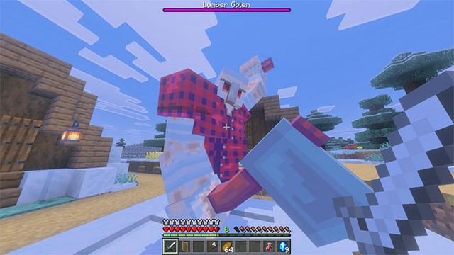 Screenshot of the Minecraft Bedrock Marketplace product Kipper’s Boss Box created by Logdotzip.