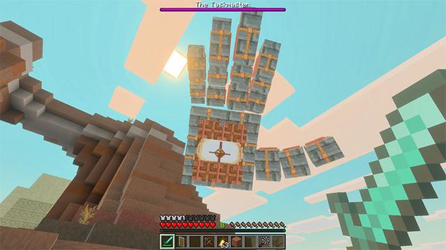 Screenshot of the Minecraft Bedrock Marketplace product Kipper’s Boss Box created by Logdotzip.