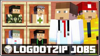 Thumbnail of the Minecraft Bedrock Marketplace product Logdotzip Jobs created by Logdotzip.