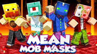 Thumbnail of the Minecraft Bedrock Marketplace product MEAN Mob Masks created by Logdotzip.