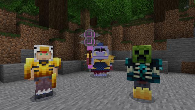 Screenshot of the Minecraft Bedrock Marketplace product Mob Armor created by Logdotzip.