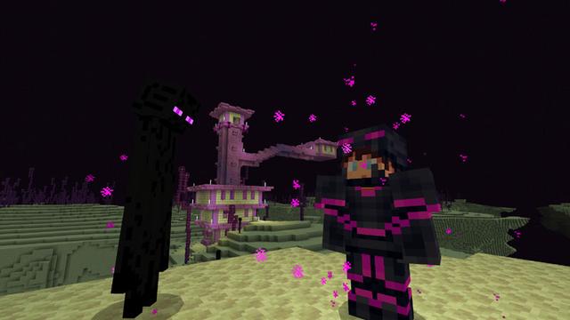 Screenshot of the Minecraft Bedrock Marketplace product Mob Armor created by Logdotzip.