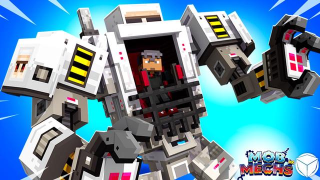 Thumbnail of the Minecraft Bedrock Marketplace product Mob Mechs created by Logdotzip.