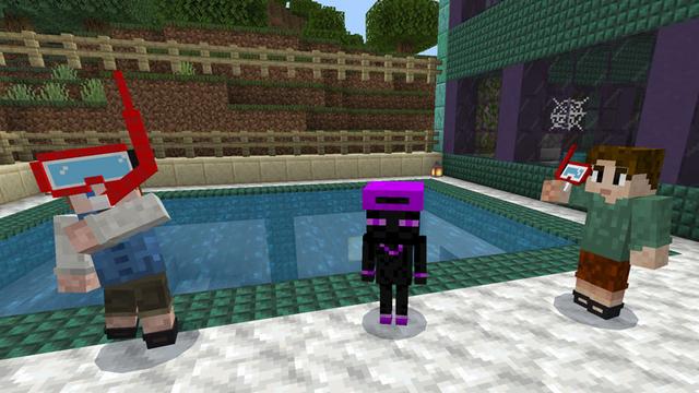 Screenshot of the Minecraft Bedrock Marketplace product Mob School created by Logdotzip.