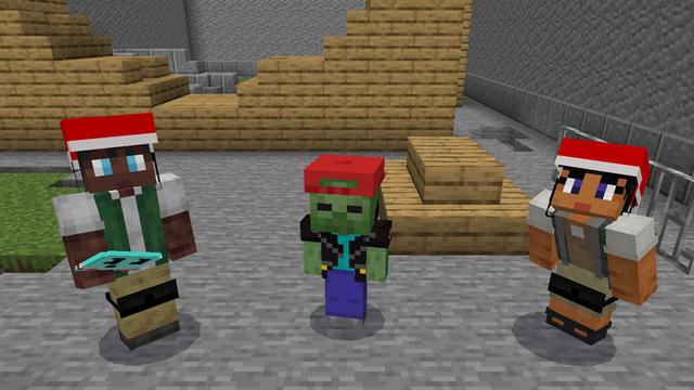 Screenshot of the Minecraft Bedrock Marketplace product Mob School created by Logdotzip.