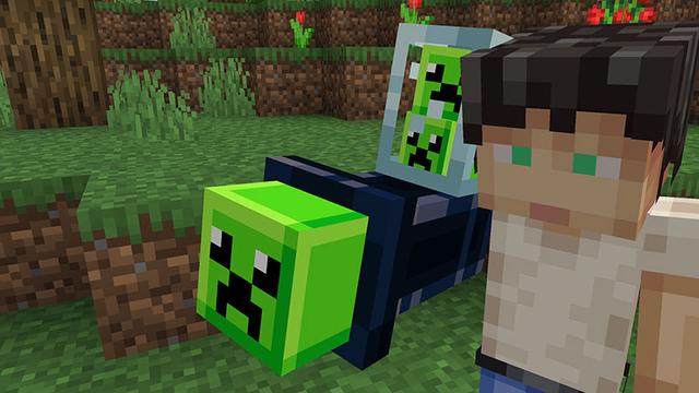 Screenshot of the Minecraft Bedrock Marketplace product Mob Weapons Add-On created by Logdotzip.