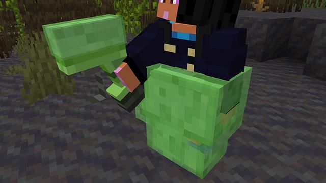 Screenshot of the Minecraft Bedrock Marketplace product Mob Weapons Add-On created by Logdotzip.