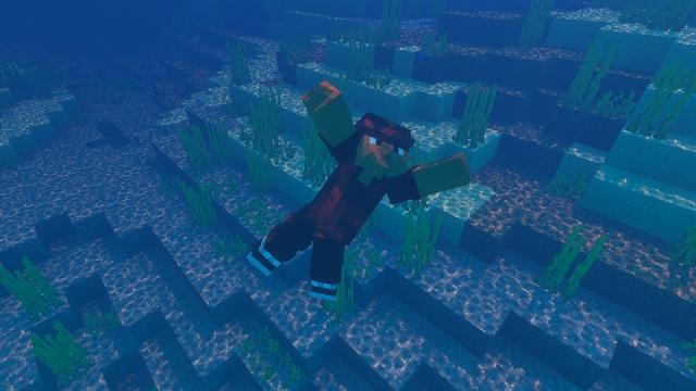 Screenshot of the Minecraft Bedrock Marketplace product Player Death Animations created by Logdotzip.