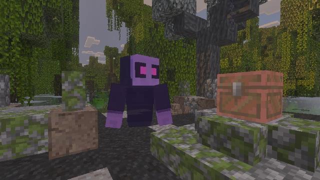 Screenshot of the Minecraft Bedrock Marketplace product Player Death Animations created by Logdotzip.