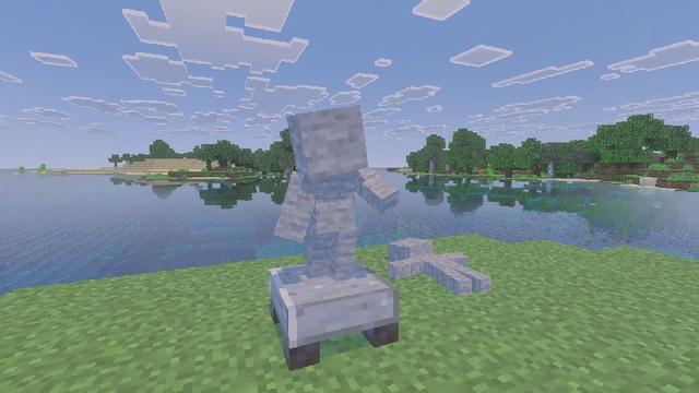 Screenshot of the Minecraft Bedrock Marketplace product Player Death Animations created by Logdotzip.