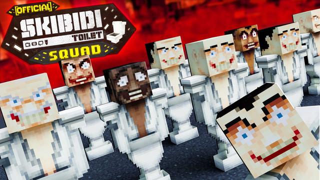 Thumbnail of the Minecraft Bedrock Marketplace product Skibidi Toilet Squad created by Logdotzip.