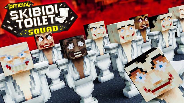 Thumbnail of the Minecraft Bedrock Marketplace product Skibidi Toilet Squad created by Logdotzip.