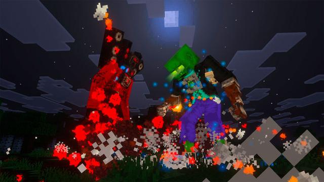 Screenshot of the Minecraft Bedrock Marketplace product Skibidi Toilet Titan Wars created by Logdotzip.