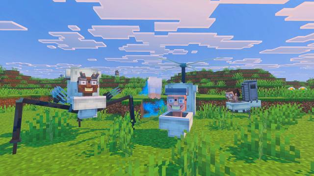Screenshot of the Minecraft Bedrock Marketplace product Skibidi Toilet Titan Wars created by Logdotzip.