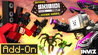 Thumbnail of the Minecraft Bedrock Marketplace product Skibidi Toilet Titan Wars created by Logdotzip.