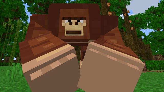 Screenshot of the Minecraft Bedrock Marketplace product Tarzan Jungle Bosses created by Logdotzip.