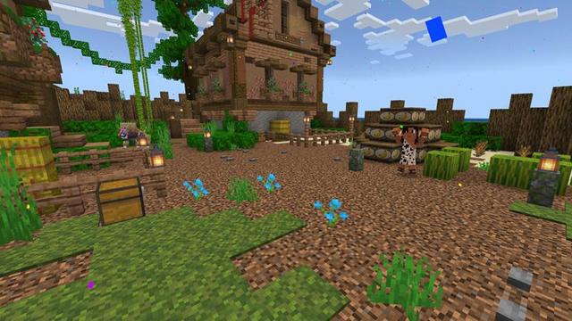 Screenshot of the Minecraft Bedrock Marketplace product Tarzan Jungle Bosses created by Logdotzip.