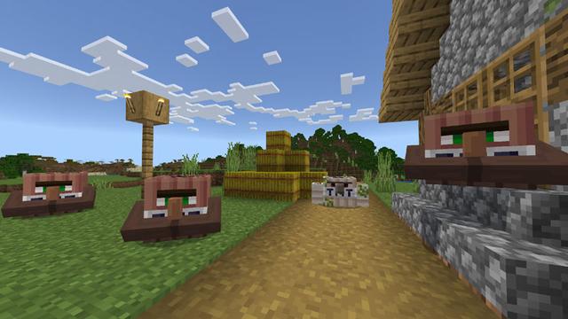 Screenshot of the Minecraft Bedrock Marketplace product TNT Mobs created by Logdotzip.