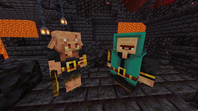 Screenshot of the Minecraft Bedrock Marketplace product Trader Expansion Add-On created by Logdotzip.