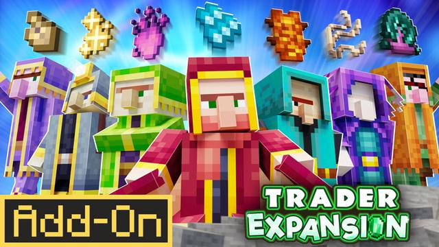 Thumbnail of the Minecraft Bedrock Marketplace product Trader Expansion Add-On created by Logdotzip.