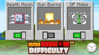 Thumbnail of the Minecraft Bedrock Marketplace product Dificuldade ULTRA Hardcore created by Logdotzip.