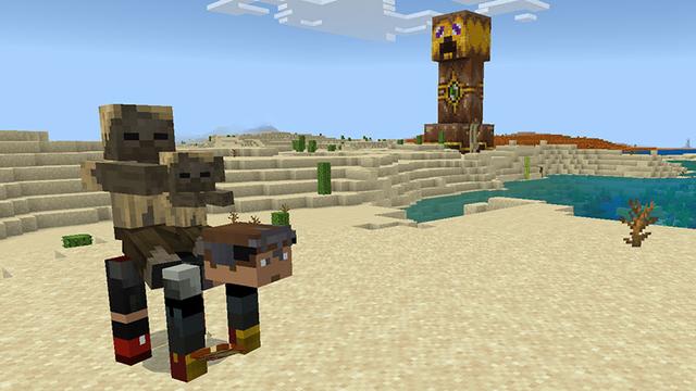 Screenshot of the Minecraft Bedrock Marketplace product ULTRA Mob Totems created by Logdotzip.