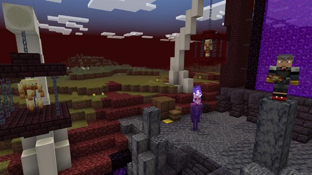 Screenshot of the Minecraft Bedrock Marketplace product ULTRA Mob Totems created by Logdotzip.