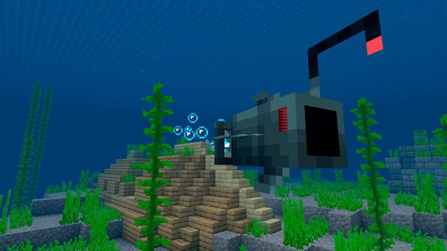 Screenshot of the Minecraft Bedrock Marketplace product Utility Bots Add-On created by Logdotzip.