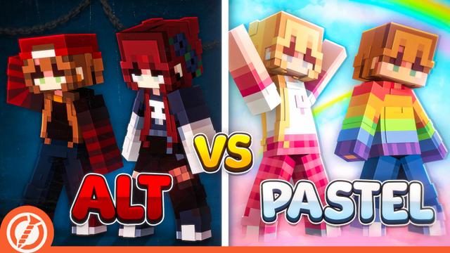 Thumbnail of the Minecraft Bedrock Marketplace product Alt vs Pastel created by Loose Screw.