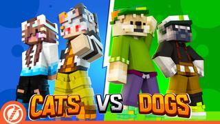 Thumbnail of the Minecraft Bedrock Marketplace product Cats vs Dogs created by Loose Screw.