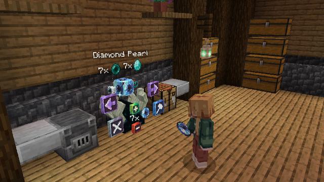 Screenshot of the Minecraft Bedrock Marketplace product Ender Pearls++ created by Loose Screw.