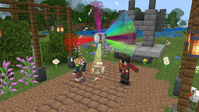 Screenshot of the Minecraft Bedrock Marketplace product Ender Pearls++ created by Loose Screw.
