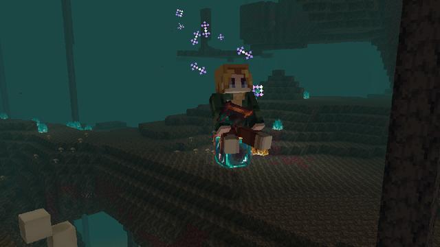 Screenshot of the Minecraft Bedrock Marketplace product Ender Pearls++ created by Loose Screw.
