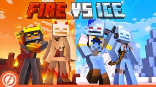 Thumbnail of the Minecraft Bedrock Marketplace product Fire vs Ice Skeletons created by Loose Screw.