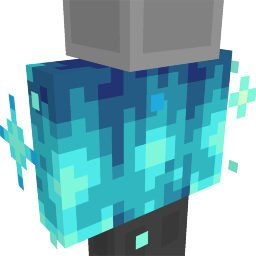 Thumbnail of the Minecraft Bedrock Marketplace product Glow Squid Body created by Loose Screw.