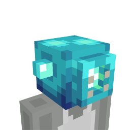 Thumbnail of the Minecraft Bedrock Marketplace product Glow Squid Head created by Loose Screw.