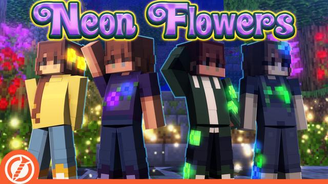 Thumbnail of the Minecraft Bedrock Marketplace product Neon Flowers created by Loose Screw.