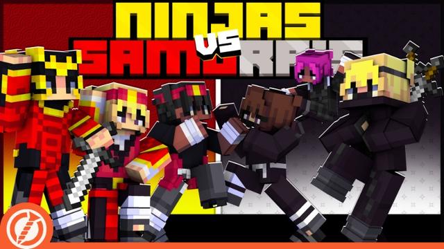 Thumbnail of the Minecraft Bedrock Marketplace product Ninjas vs Samurai created by Loose Screw.