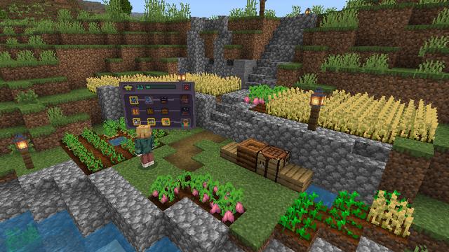 Screenshot of the Minecraft Bedrock Marketplace product Perk Trees Add-On created by Loose Screw.