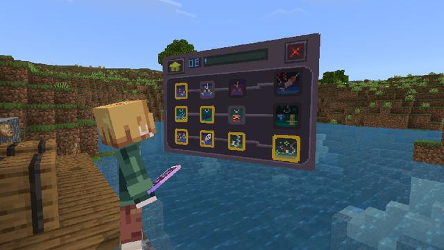 Screenshot of the Minecraft Bedrock Marketplace product Perk Trees Add-On created by Loose Screw.