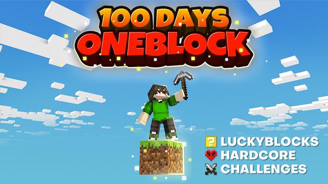 Thumbnail of the Minecraft Bedrock Marketplace product 100 Days One Block! created by Lore Studios.