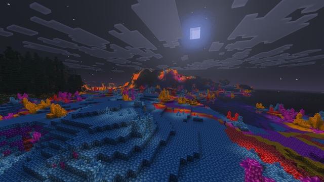 Screenshot of the Minecraft Bedrock Marketplace product Biomes+ Add-On created by Lore Studios.