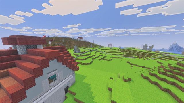 Screenshot of the Minecraft Bedrock Marketplace product Biomes+ Add-On created by Lore Studios.