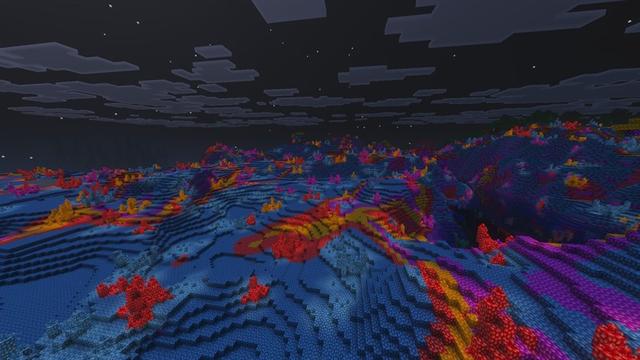 Screenshot of the Minecraft Bedrock Marketplace product Biomes+ Add-On created by Lore Studios.